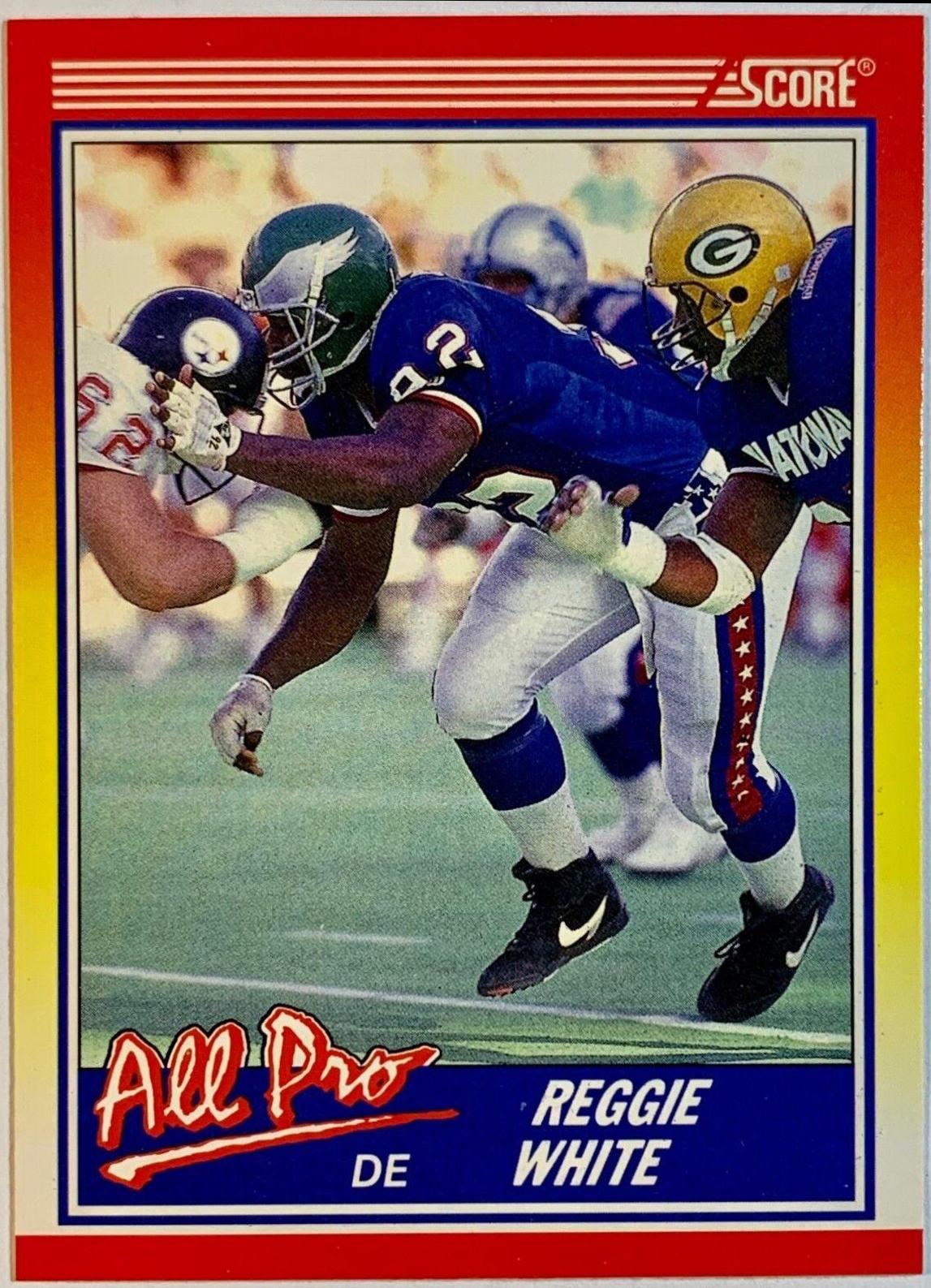 Reggie White #574 Football Cards 1990 Panini Score