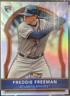 Freddie Freeman [Refractor] #72 Baseball Cards 2011 Finest