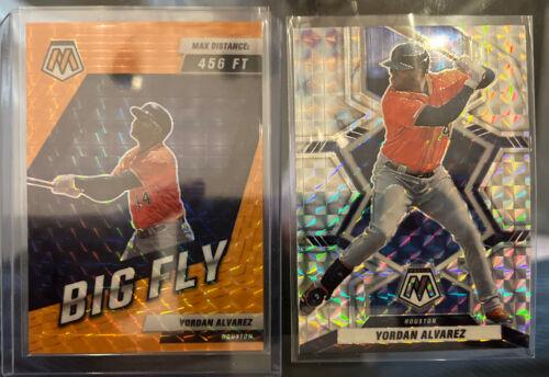 Yordan Alvarez [Reactive Orange] #BF-6 Baseball Cards 2022 Panini Mosaic Big Fly