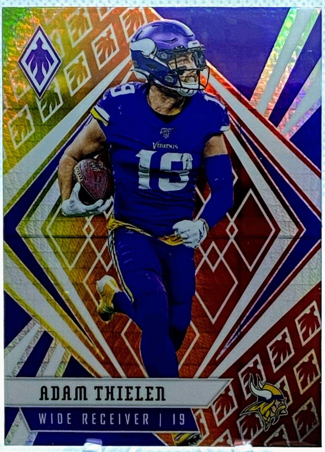 Adam Thielen [Fire Burst] #72 Football Cards 2020 Panini Phoenix