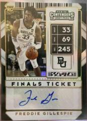 Freddie Gillespie [Conference Finals Autograph Ticket] #101V Basketball Cards 2020 Panini Contenders Draft Picks Prices