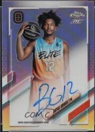 Bryce Griggs #CA-BG2 Basketball Cards 2021 Topps Chrome OTE Overtime Elite Autographs