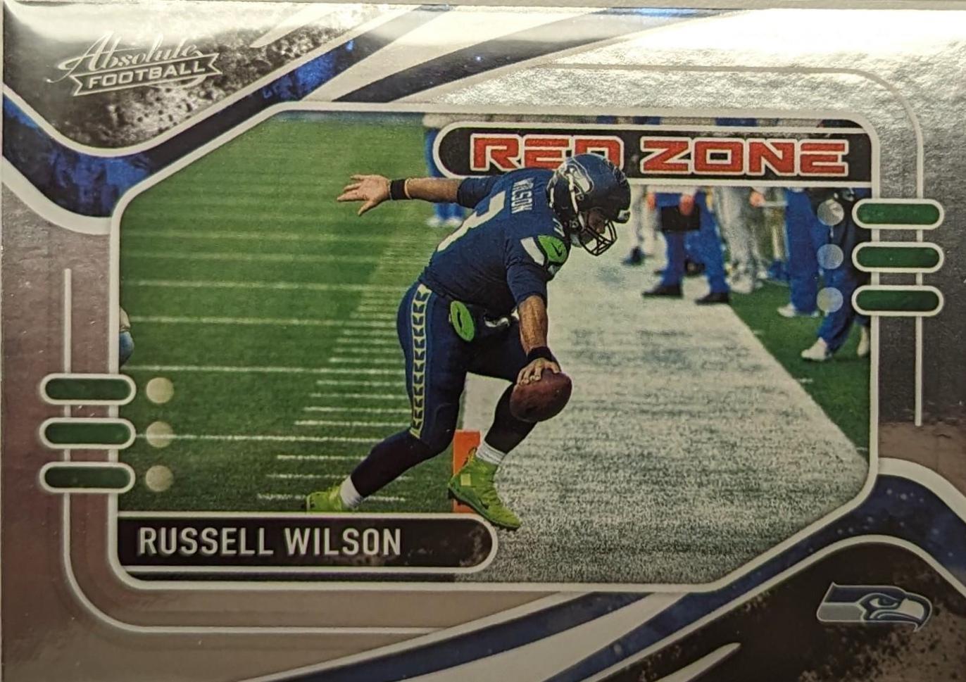 Russell Wilson #RZ19 Football Cards 2021 Panini Absolute Red Zone