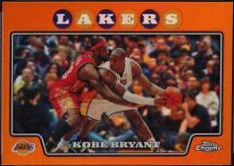 Kobe Bryant [Orange Refractor] #24 Prices | 2008 Topps Chrome | Basketball  Cards