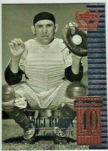 Yogi Berra #40 Baseball Cards 1999 Upper Deck Century Legends