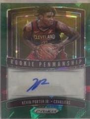 Kevin Porter Jr. [Green Ice] #RPKPJ Basketball Cards 2019 Panini Prizm Rookie Penmanship