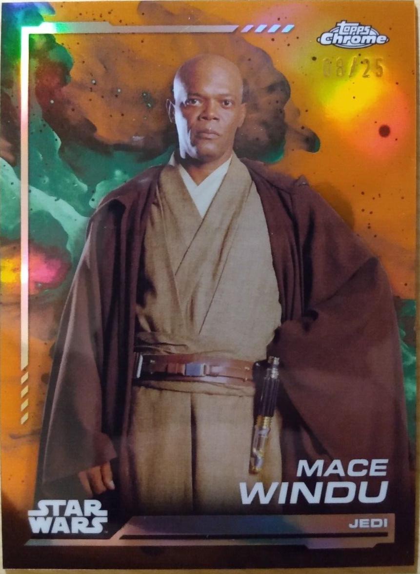 Mace Windu [Orange Refractor] 138 Prices Star Wars 2024 Topps Chrome