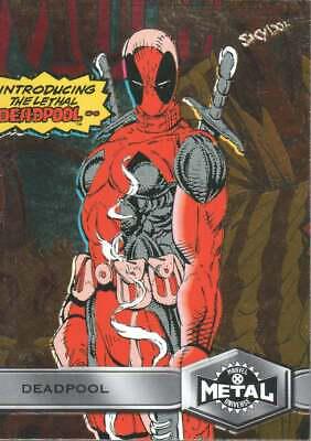 Deadpool [Gold] #123 Marvel 2021 X-Men Metal Universe