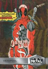 Deadpool [Gold] #123 Marvel 2021 X-Men Metal Universe Prices