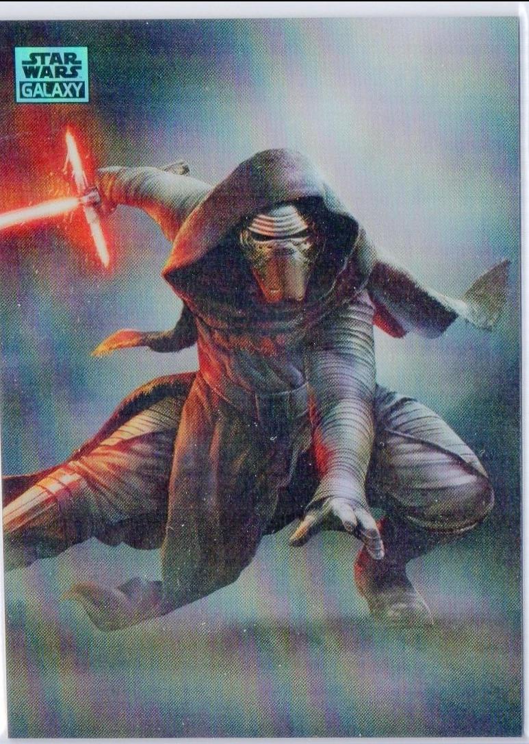 Kylo Ren [Aqua Refractor] #23 Star Wars 2024 Topps Chrome Galaxy