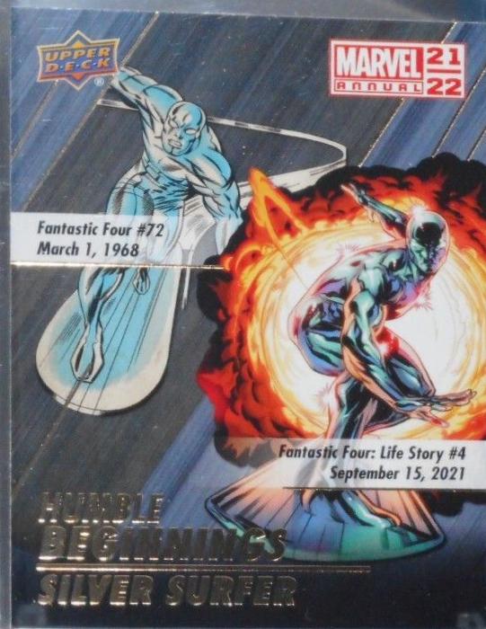 Silver Surfer #HB-6 Marvel 2021 Upper Deck Annual Humble Beginnings