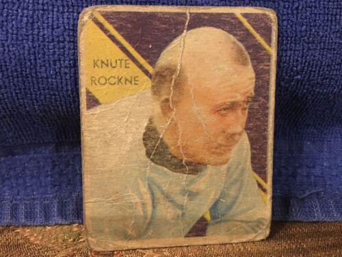 Knute Rockne #9 Football Cards 1935 National Chicle