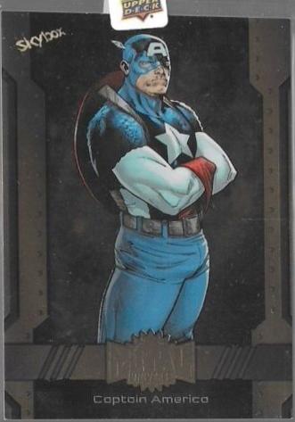 Captain America [Bronze FX] #116 2024 SkyBox Metal Universe Avengers