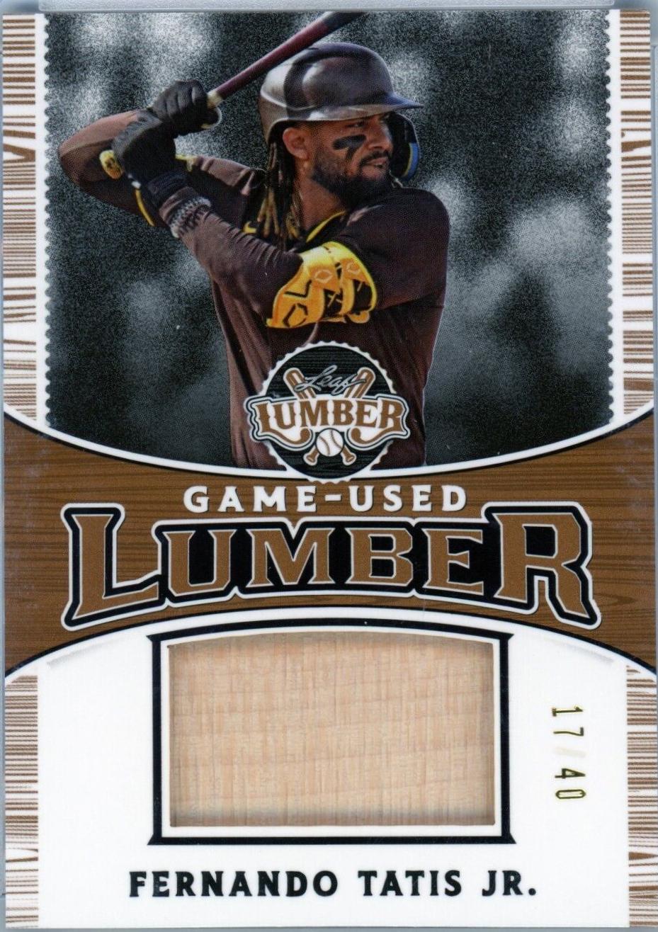 Fernando Tatis Jr. [Bronze] GUL29 Prices 2024 Leaf Lumber Game Used