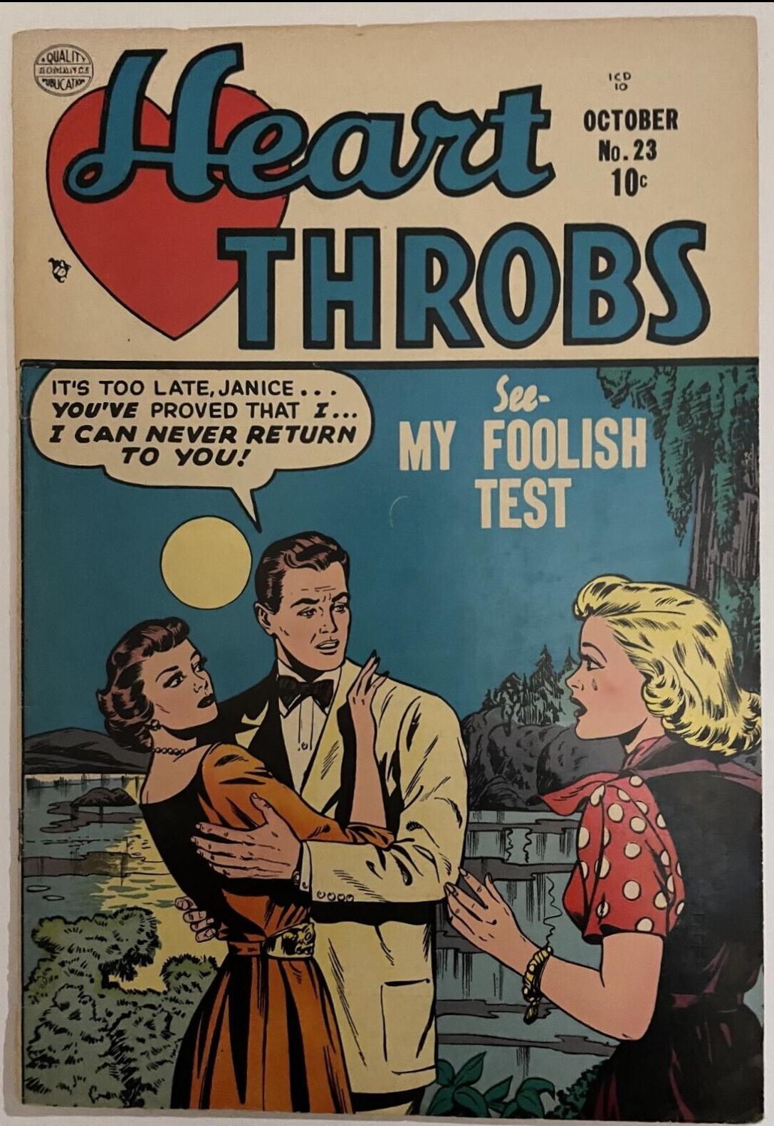 Heart Throbs #23 (1953) Comic Books Heart Throbs