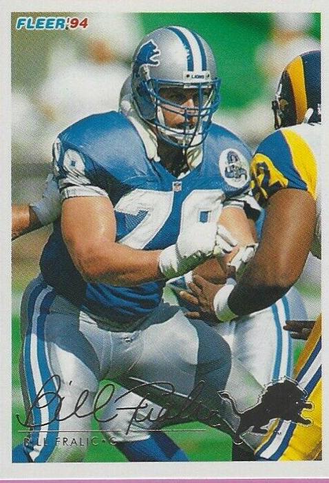 Bill Fralic #148 Football Cards 1994 Fleer