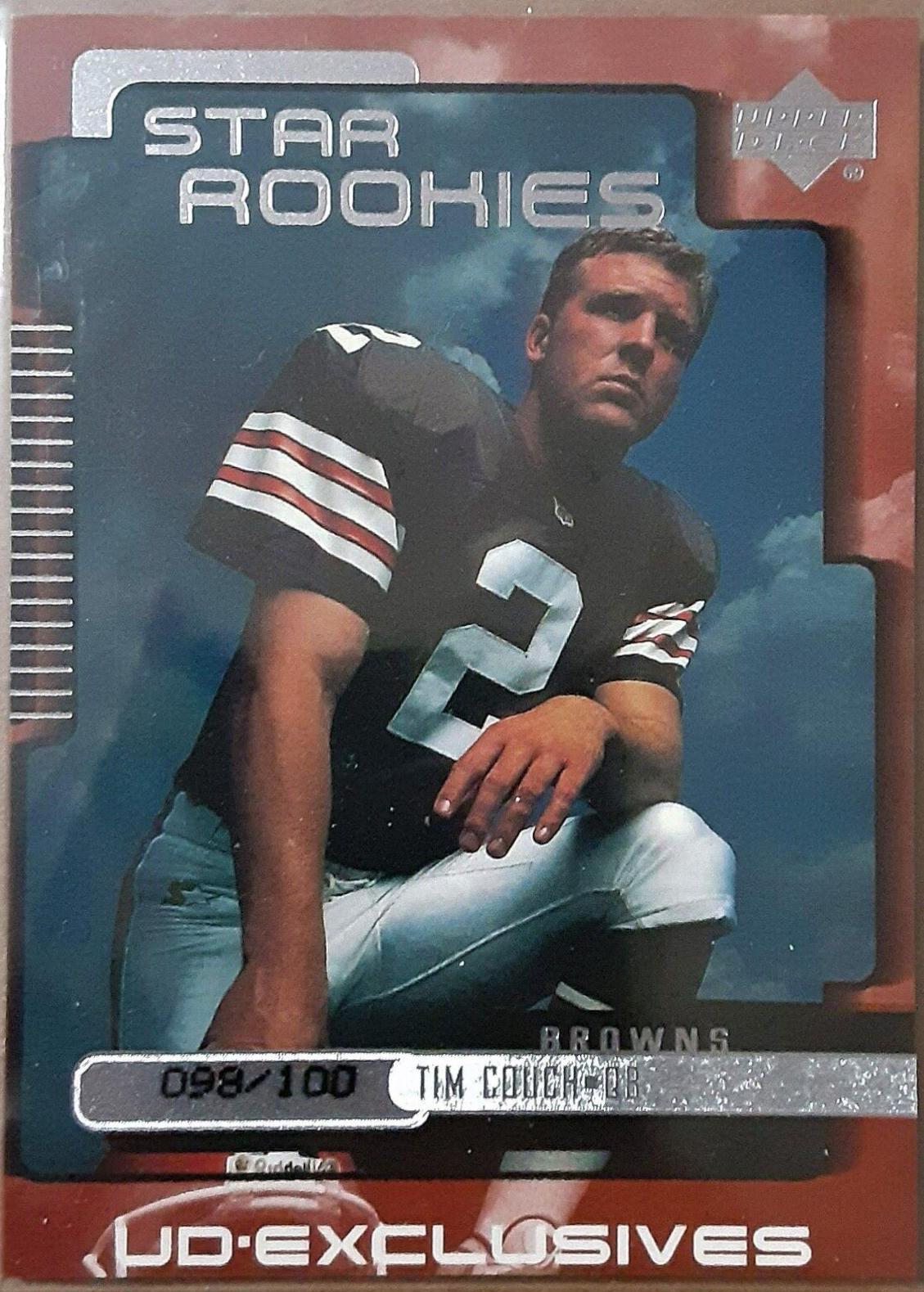 Tim Couch [Exclusives Silver] #232 Prices | 1999 Upper Deck | Football ...