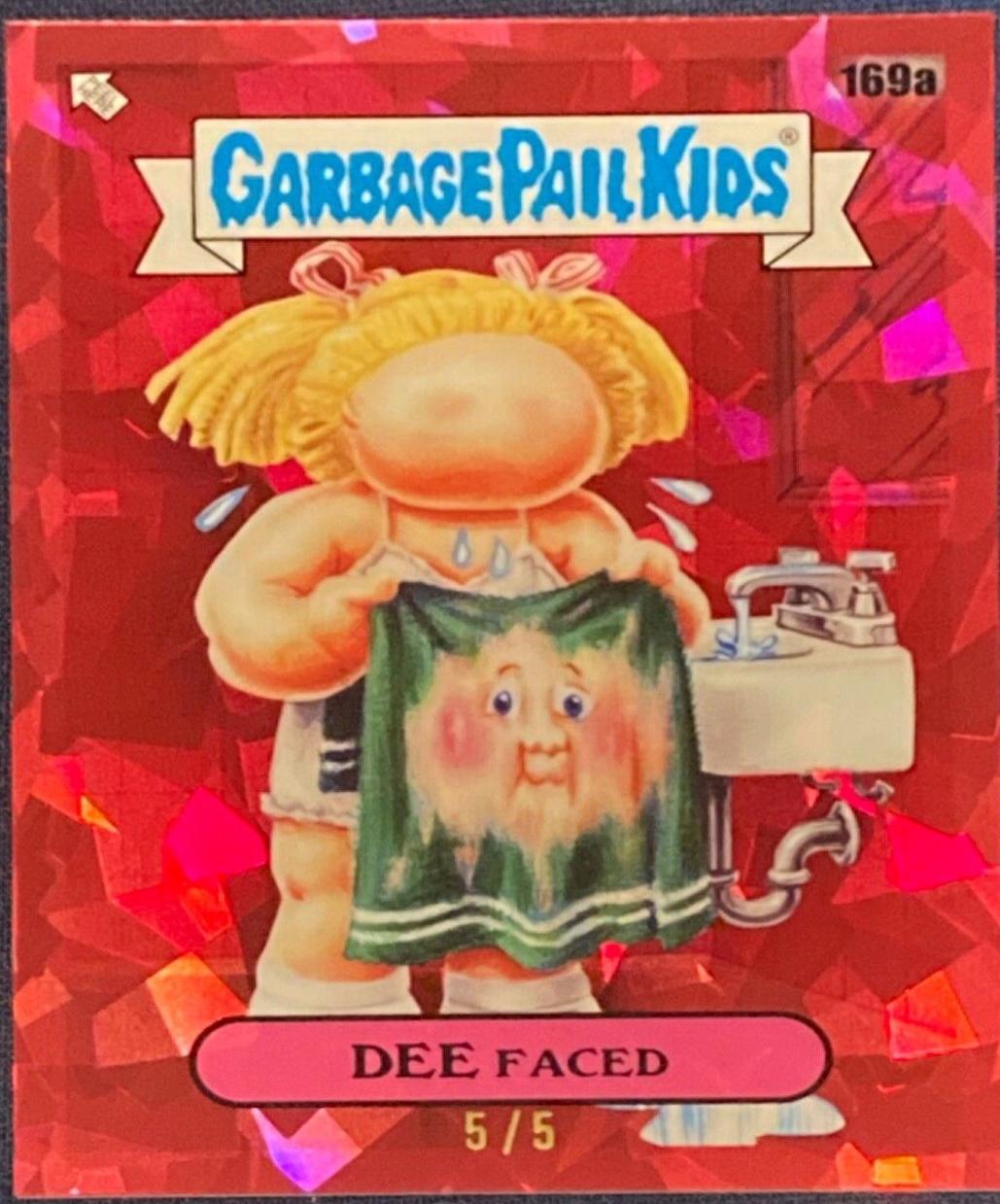 DEE Faced [Red] #169a Garbage Pail Kids 2022 Sapphire