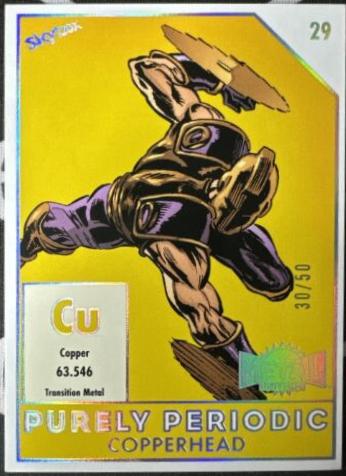 Copperhead #PP-29 2024 SkyBox Metal Universe Avengers Purely Periodic