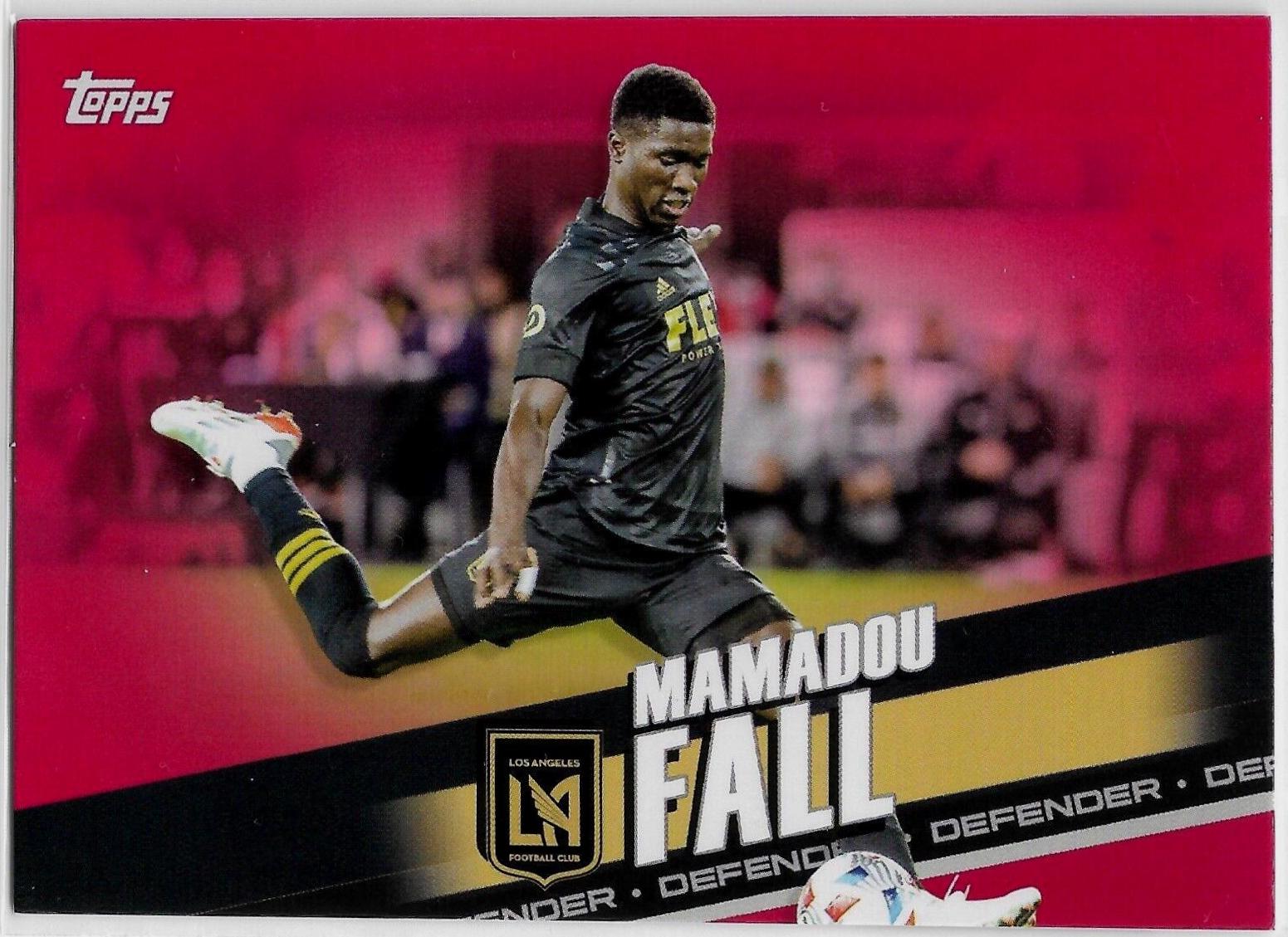 Mamadou Fall [Red] #163 Soccer Cards 2022 Topps MLS