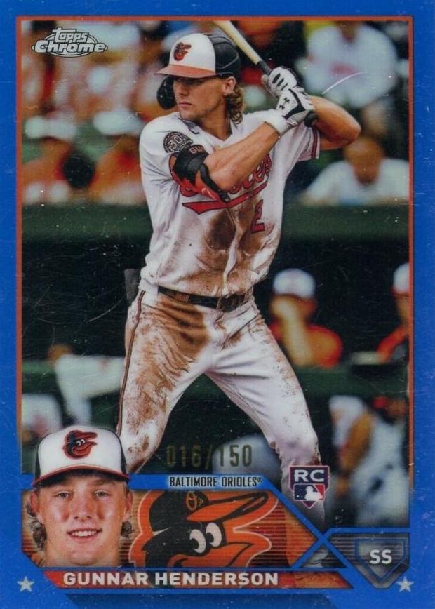 Gunnar Henderson [Blue] #2 Prices | 2023 Topps Chrome | Baseball Cards