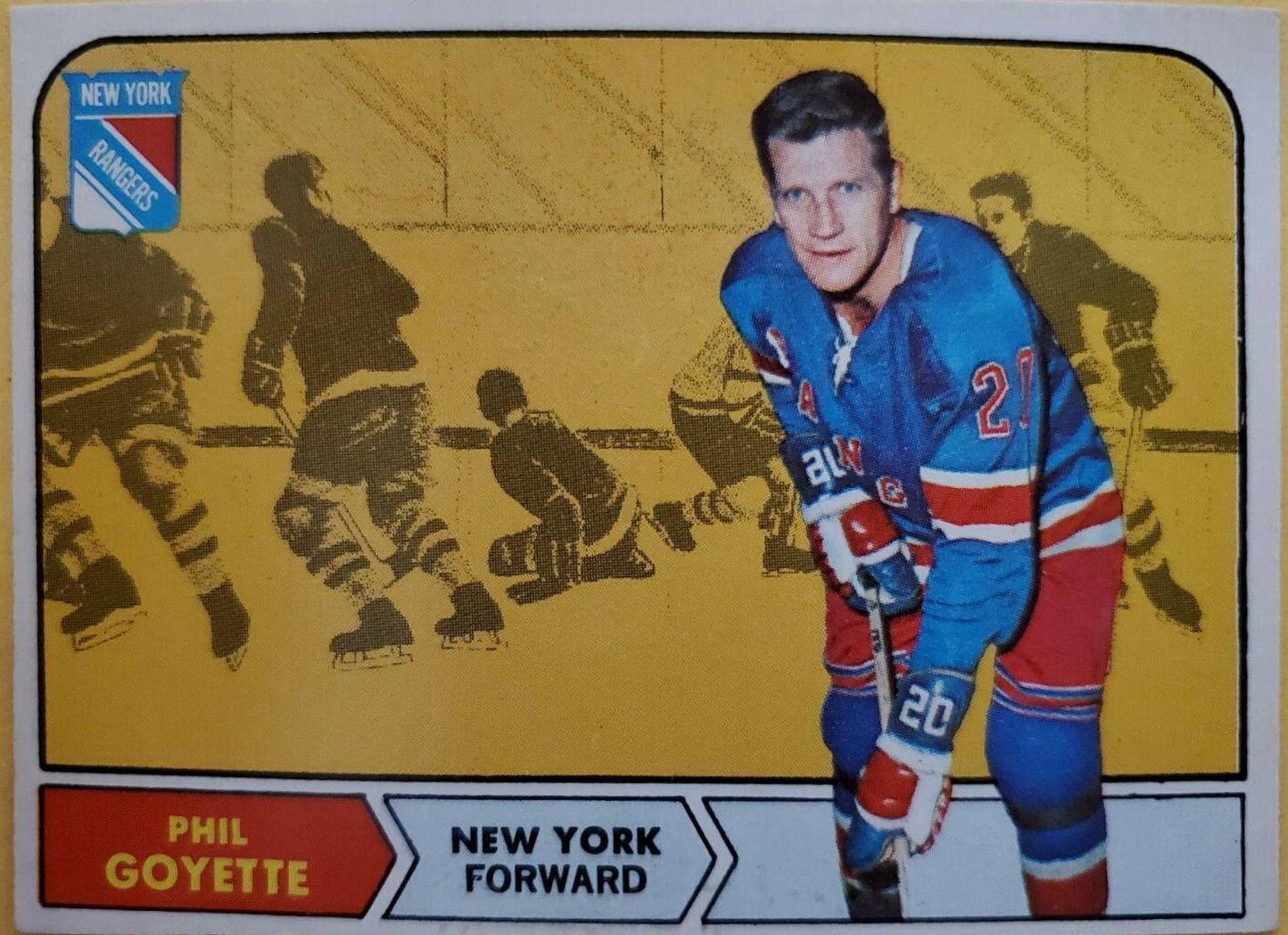 Phil Goyette #73 Hockey Cards 1968 O-Pee-Chee