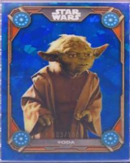 Yoda #JC-12 Star Wars 2024 Topps Chrome Sapphire Jedi High Council