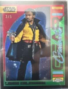 Lando Calrissian [Dathomir Red Refractor] #GG-15 Star Wars 2024 Topps Chrome Galactic Gear