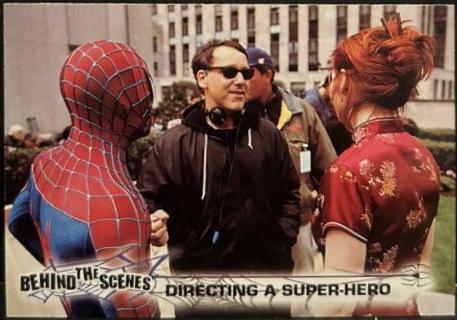 Directing a Super-Hero #83 Marvel 2002 Topps Spider-Man Movie