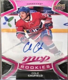 Cole Caufield [Autograph Magenta] #243 Hockey Cards 2021 Upper Deck MVP