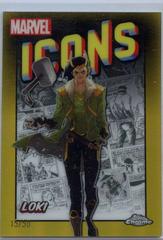 Loki [Gold Refractor] #MI-9 Marvel 2024 Topps Chrome Icons Prices