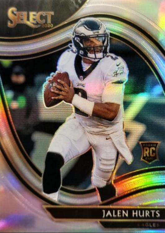 2020 Select 2024 Jalen Hurts RC Silver Prizm PSA GEM MT 10