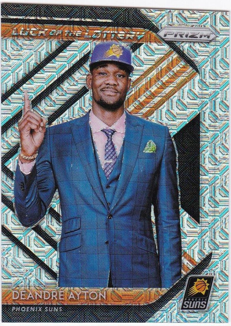 DeAndre Ayton [Mojo] #1 Basketball Cards 2018 Panini Prizm Luck of the Lottery