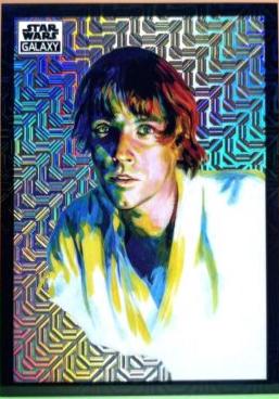 Luke Skywalker [Mojo Refractor] #1 Star Wars 2022 Topps Galaxy Chrome