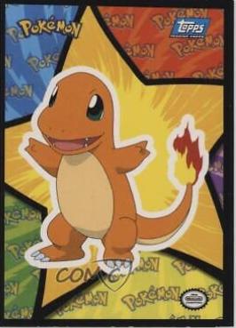 Charmander #2 Pokemon 1999 Topps Movie Sticker