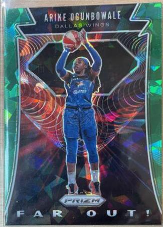 Arike Ogunbowale [Prizm Green Ice] #1 Basketball Cards 2020 Panini Prizm WNBA Far Out