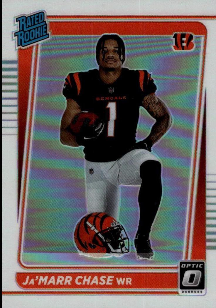 Ja’Marr Chase Rated Rookie deals Holo Optic #207 PSA 9 Mint