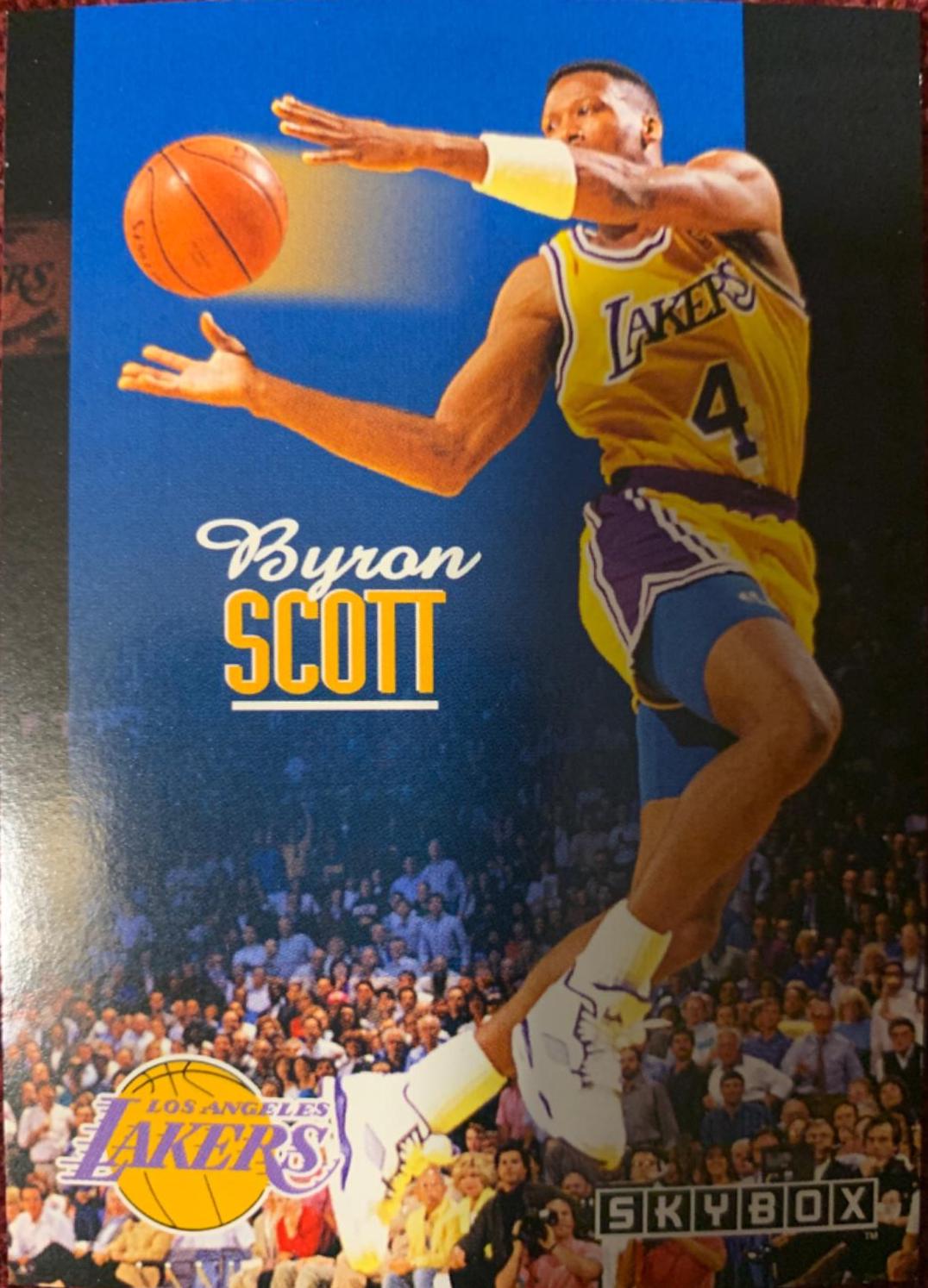 Byron Scott #118 Basketball Cards 1992 Skybox