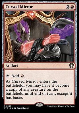 Cursed Mirror #161 Magic Outlaws of Thunder Junction Commander