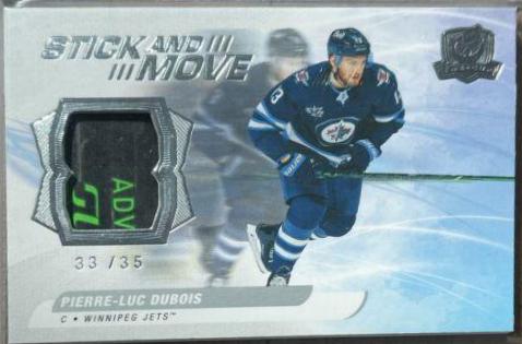 Pierre Luc Dubois #SM-PD Hockey Cards 2020 Upper Deck The Cup Stick and Move Patch