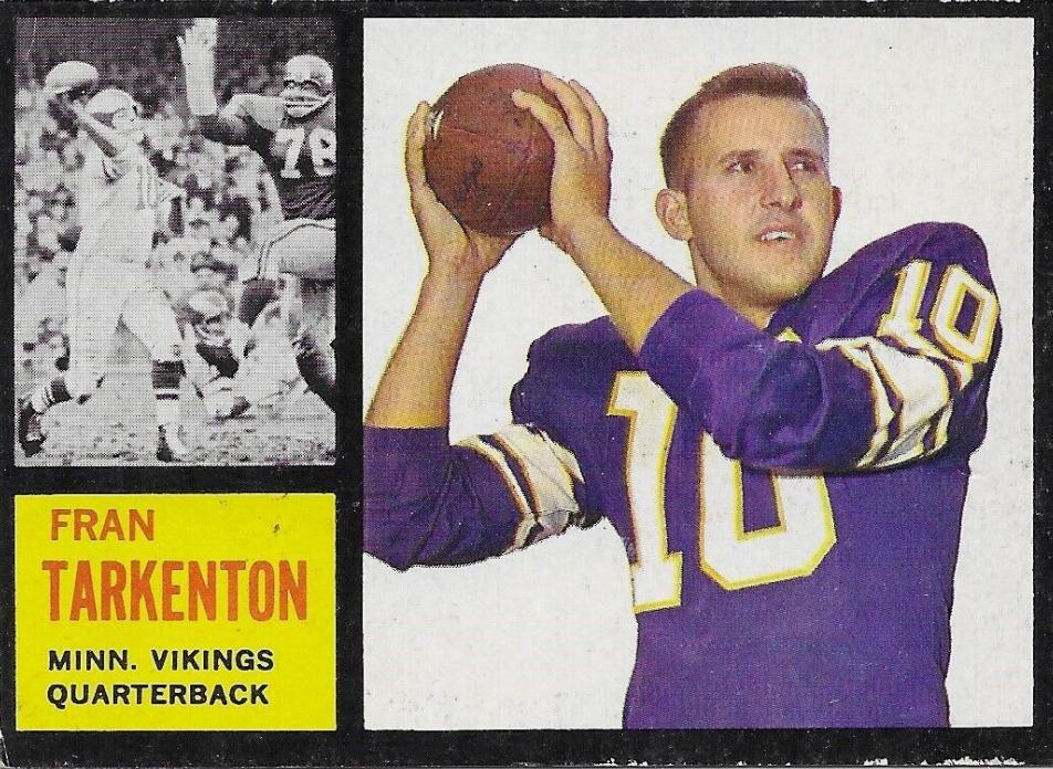 Topps Fran Tarkenton fashion Card #150