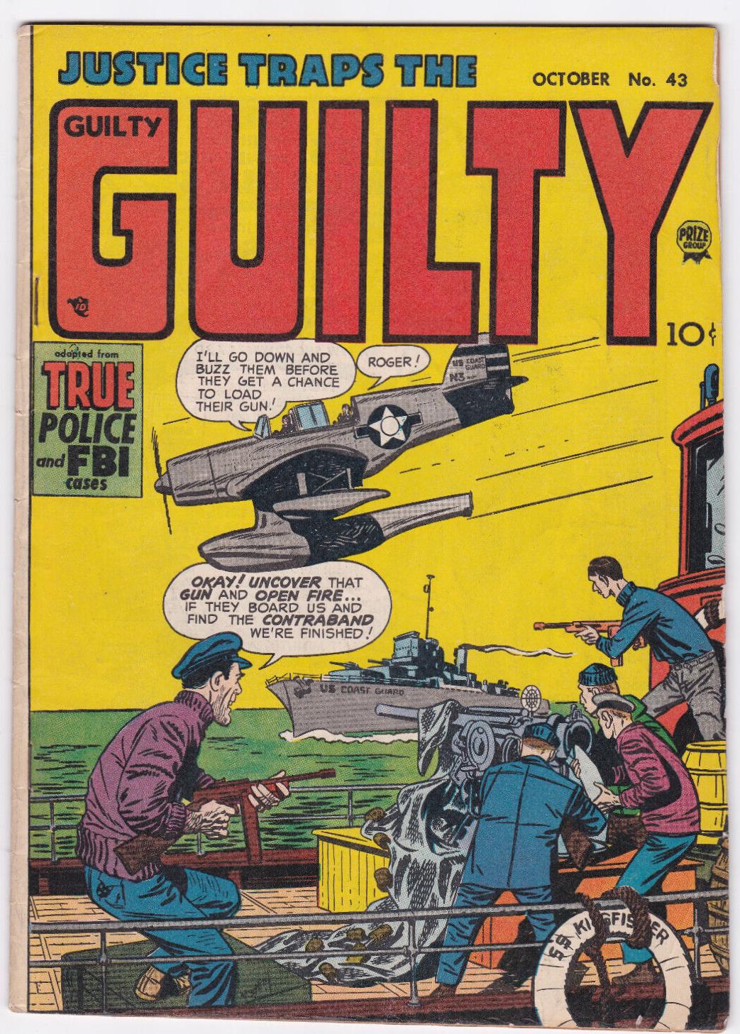 Justice Traps the Guilty #43 (1952) Comic Books Justice Traps the Guilty