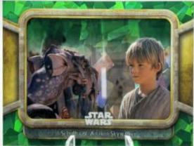 Sebulba & Anakin Skywalker [Green] #35 Star Wars 2024 Topps Chrome Sapphire