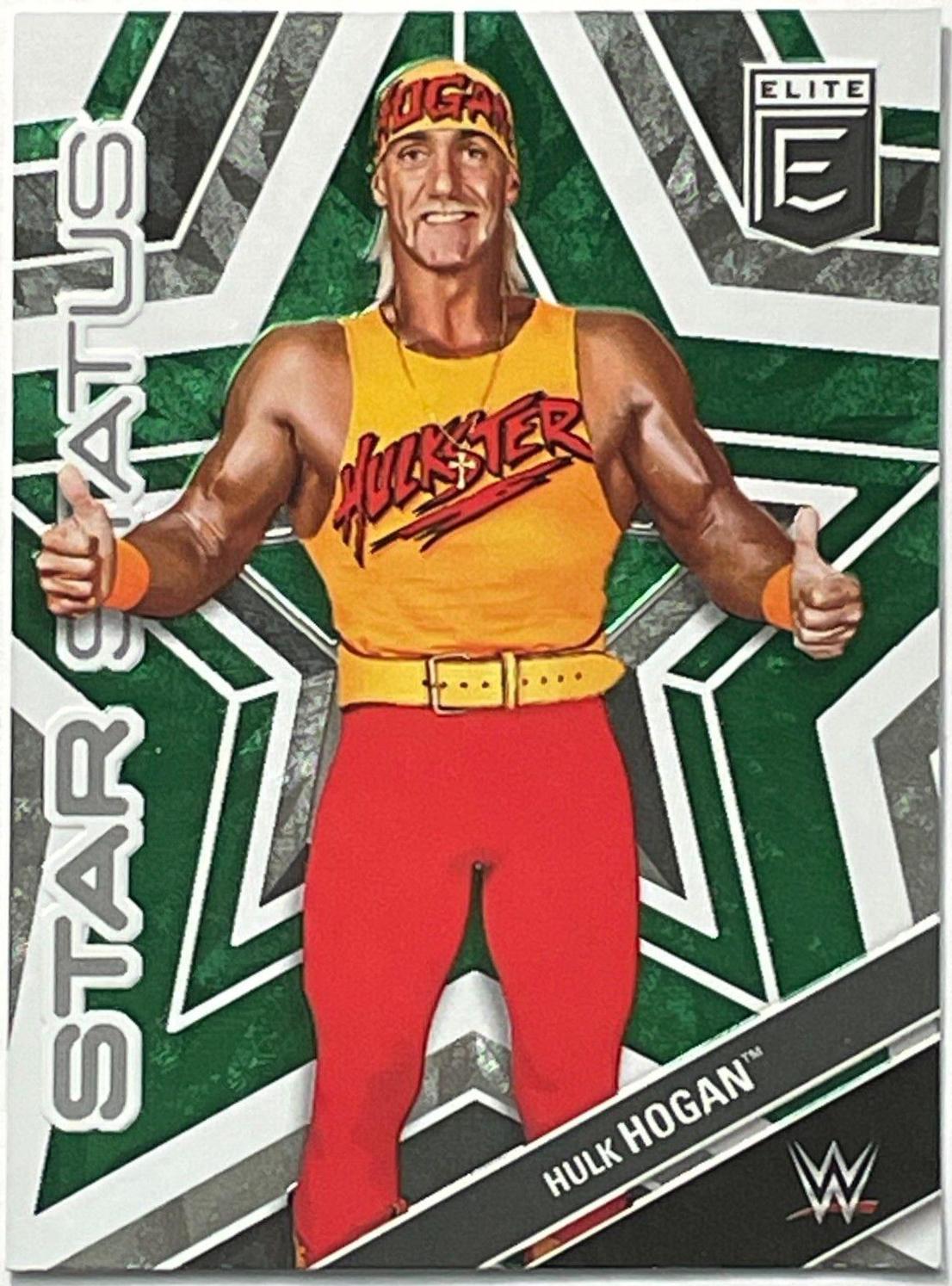 Hulk Hogan [Green] #4 Wrestling Cards 2023 Donruss Elite WWE Star Status