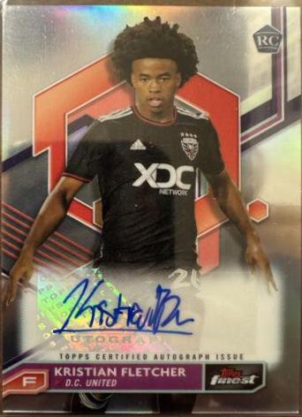 Kristian Fletcher #A-KF Soccer Cards 2023 Finest MLS Autograph