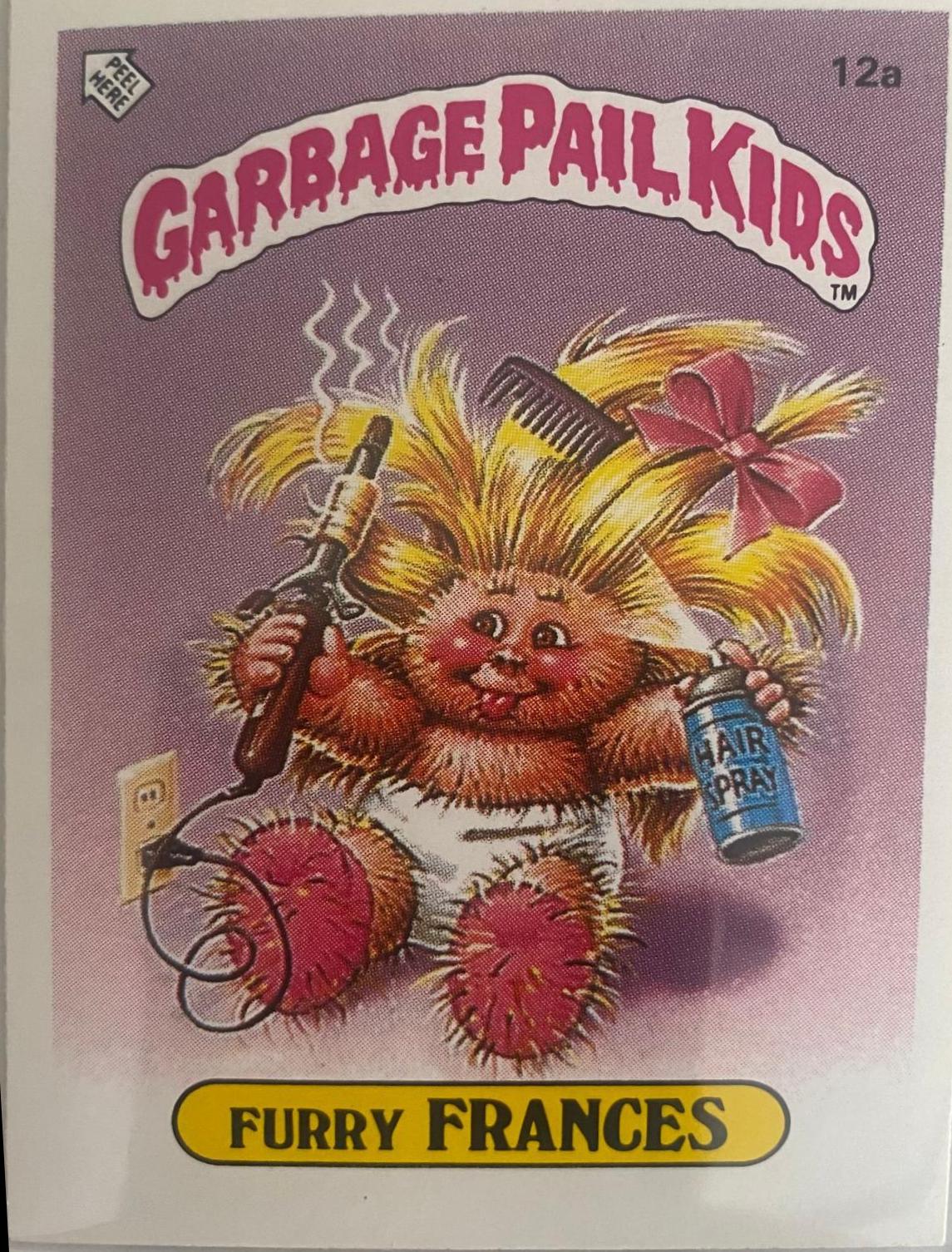 Furry Frances #12A Garbage Pail Kids 1985 Mini