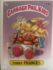 Furry Frances #12A Garbage Pail Kids 1985 Mini Prices