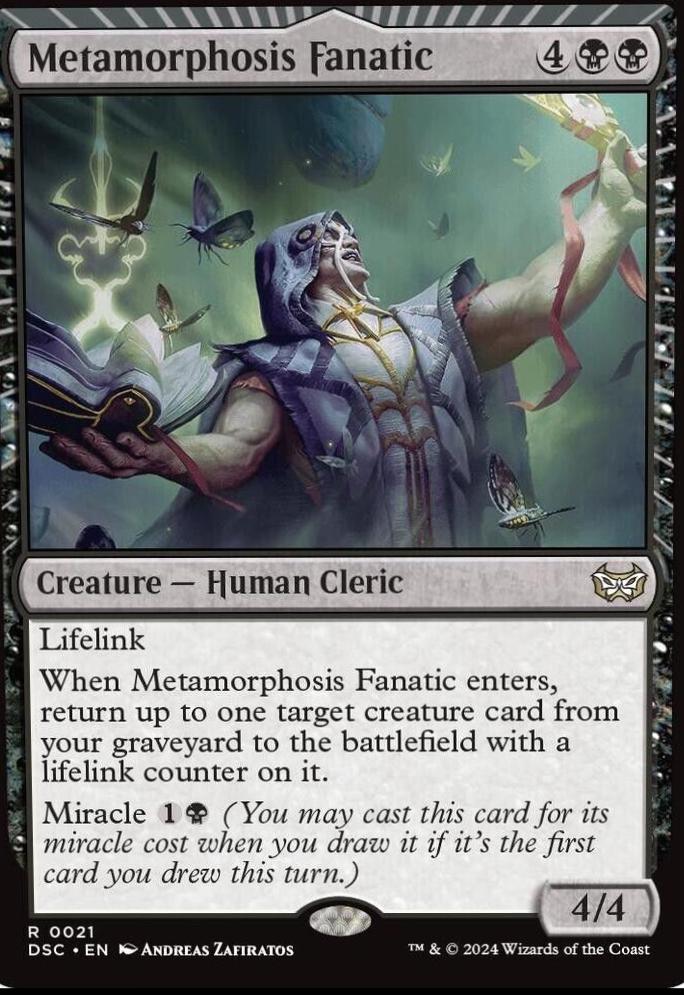 Metamorphosis Fanatic #21 Magic Duskmourn: House of Horror Commander