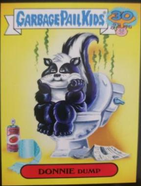 DONNIE Dump [Black] #10b 2015 Garbage Pail Kids