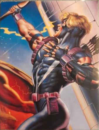 Hawkeye #I-9 1995 Fleer DC vs Marvel Impact